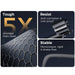 Paiseec Q5 Carbon Fiber Electric Wheelchair Features of the Carbon Fiber Frame
