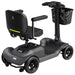 Paiseec S1 Foldable Mobility Scooter - Black Back View