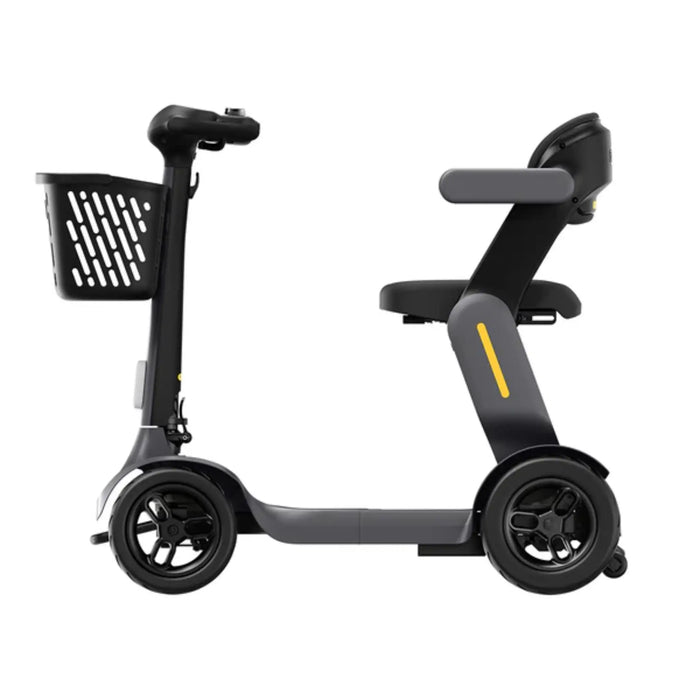 Paiseec S3 Foldable Mobility Scooter - Black Side View