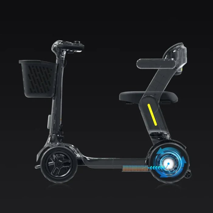 Paiseec S3 Foldable Mobility Scooter - Smart Energy Recovery