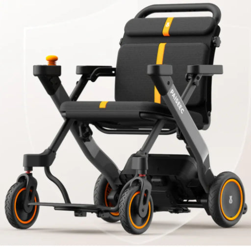 Paiseec W1 2-in-1 Folding Electric Wheelchair Color Silver