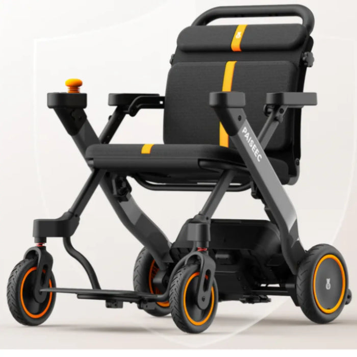 Paiseec W1 2-in-1 Folding Electric Wheelchair Color Silver