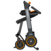 Paiseec W1 2-in-1 Folding Electric Wheelchair color gray side folded  view