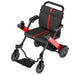 Paiseec W1 2-in-1 Folding Electric Wheelchair color red