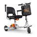 SuperHandy The Passport Plus Lightweight Mobility Scooter - Side view Silver