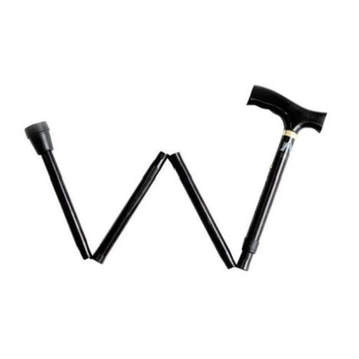 ProBasics Adjustable Folding Cane For Seniors - Black