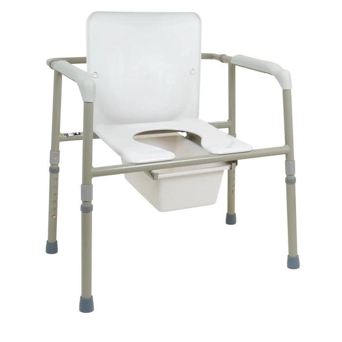 ProBasics Bariatric 3-in-1 Commode with Extra Wide Seat, Adjustable Height & 450 lb Capacity