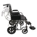 ProBasics Bariatric Steel Transport Wheelchair with 12" Rear Wheels