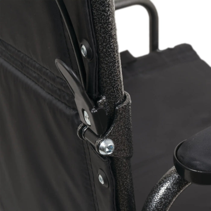 ProBasics Bariatric Steel Transport Wheelchair with 12" Rear Wheels