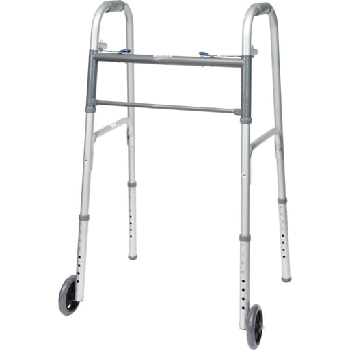 ProBasics Economy Two-Button Folding Steel Walker