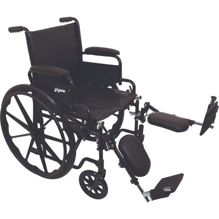 ProBasics K2 Standard Hemi Wheelchair – Dual Axle Wheelchair , 300 lb Capacity