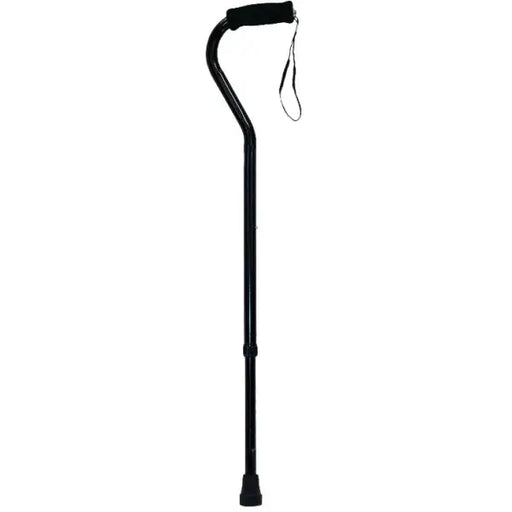 ProBasics Offset Cane with Wrist Strap - Black