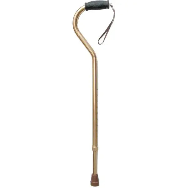 ProBasics Offset Cane with Wrist Strap - Bronze