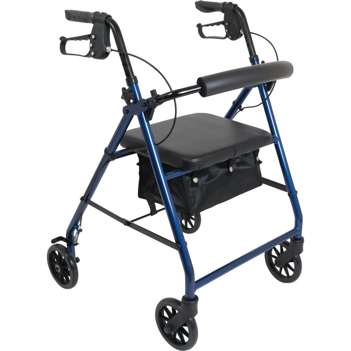 ProBasics Rollator Walker - Lightweight Rollator - Blue Frame