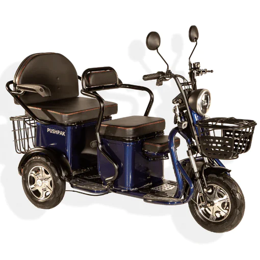 Pushpak 2000 2-Person Electric Trike Recreational Scooter