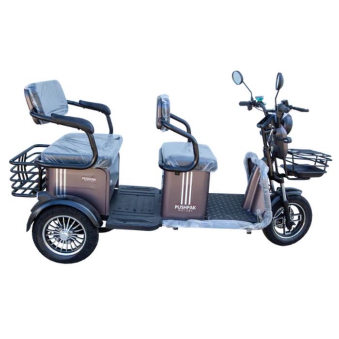 Pushpak Motors 4000 Mobility Scooter blue side view