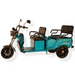 Pushpak Motors 6000 Mobility Scooter - Blue Side View