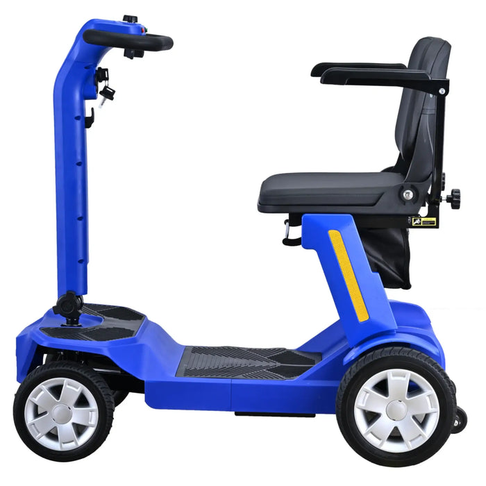 REYHEE Flex (RF01) Electric Folding Mobility Scooter - Blue Side View