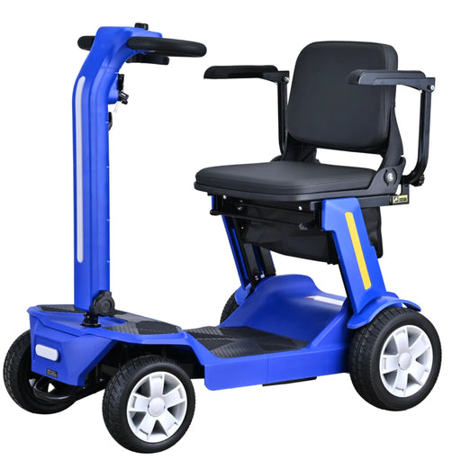 REYHEE Flex (RF01) Electric Folding Mobility Scooter - Blue Side View