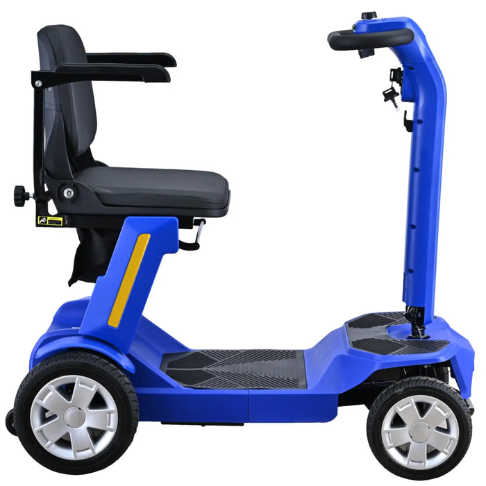 REYHEE Flex (RF01) Electric Folding Mobility Scooter - Blue Side View