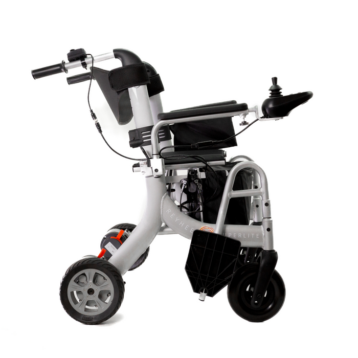 REYHEE SUPERLITE Folding 3-in-1 Electric Wheelchair - Side View