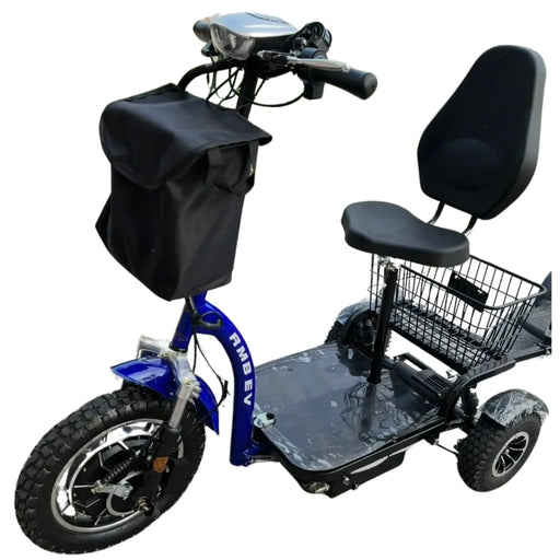 RMB Multi Point AWD All-Wheel Drive Electric Trike Blue Frame