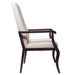  Resident Arm Chair for Assisted Living  Beige Color  right side view