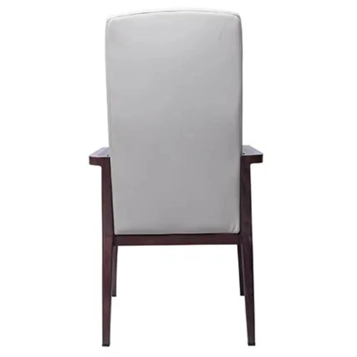  Resident Arm Chair for Assisted Living  Gray Color  back view