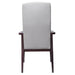  Resident Arm Chair for Assisted Living  Gray Color  back view