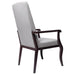  Resident Arm Chair for Assisted Living  Gray Color  back angled view