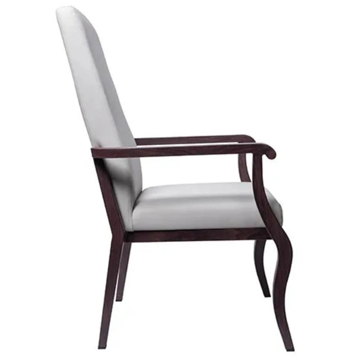  Resident Arm Chair for Assisted Living  Gray Color  right side view