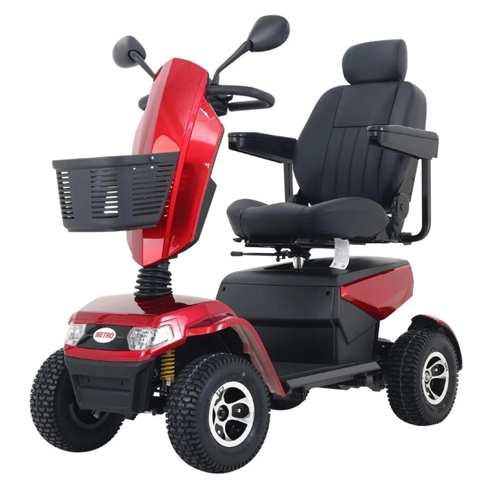 Metro Mobility S800 Heavy-Duty Mobility Scooter - Red