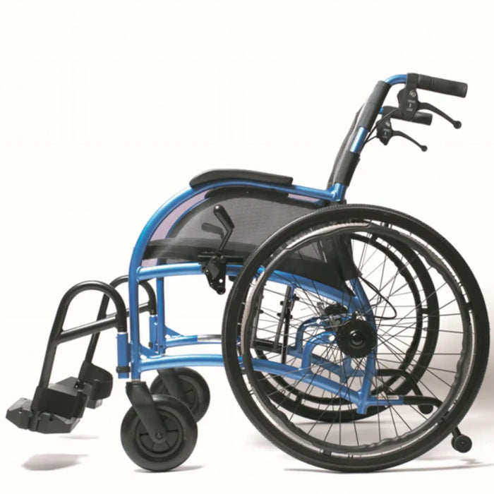 STRONGBACK 24HD Heavy Duty Folding Manual Wheelchair Side View