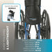 STRONGBACK 24HD Heavy Duty Folding Manual Wheelchair - Quick Release Rear Wheels