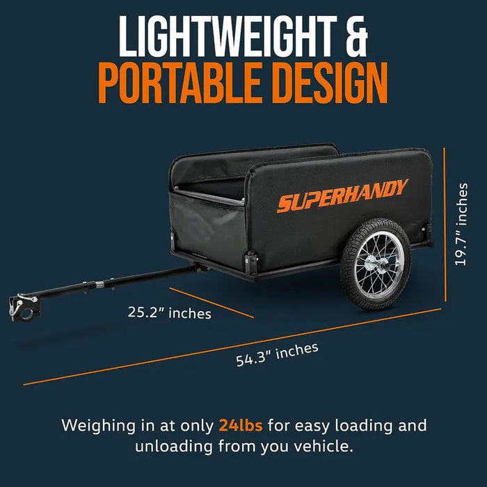 SuperHandy Scooter Cargo Trailer - 155 lbs Capacity, Lightweight