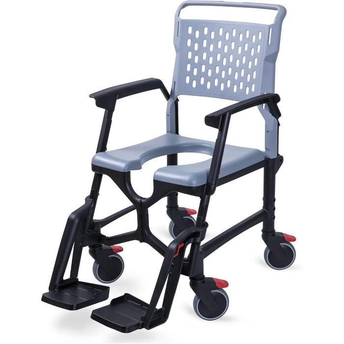 Seatara BathMobile Adjustable Shower and Commode Chair - 22 lbs