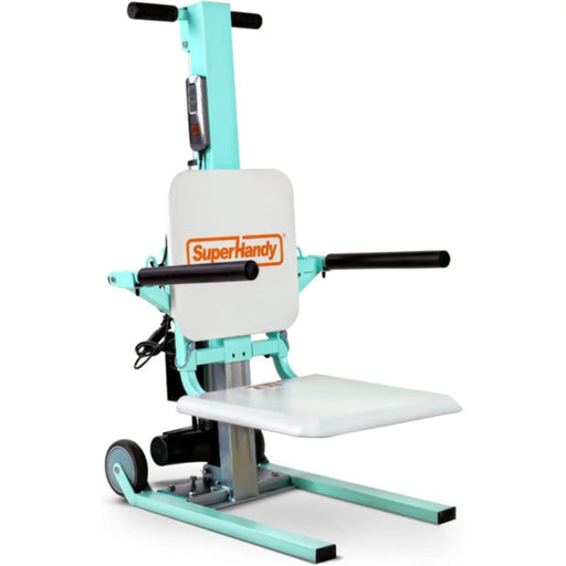 Electric Floor to Chair Mobility Lift by SuperHandy Side View