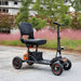 SuperHandy Explorer 4-Wheel Folding Mobility Scooter with Two 48V 2Ah Battery, 350lb Capacity