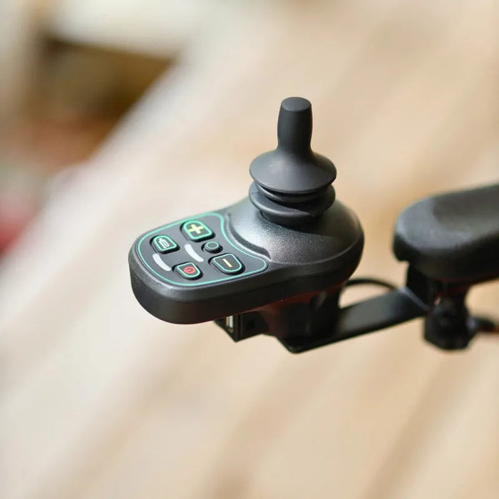 SuperHandy GoRide Electric Wheelchair – Dual Brushless Motors, Foldable Design, Lightweight 39 lbs Only