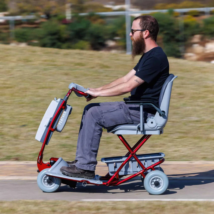 Tzora Feather Lightweight Travel Scooter - Outdoor Use