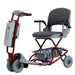 Tzora Feather Lightweight Travel Scooter _ red Frame