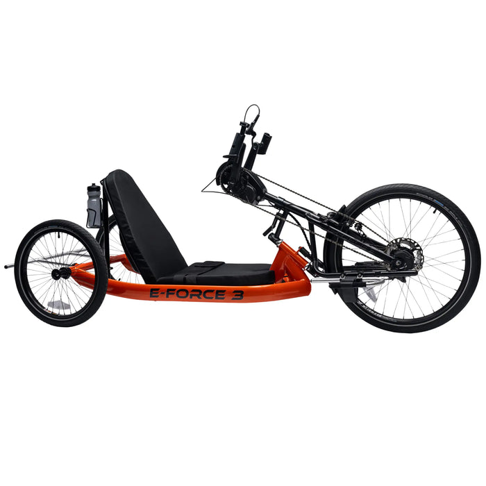 E-Force 3 Power Assist Handcycle - Sports Handcycle - 3 Wheel Handcycle - Side View