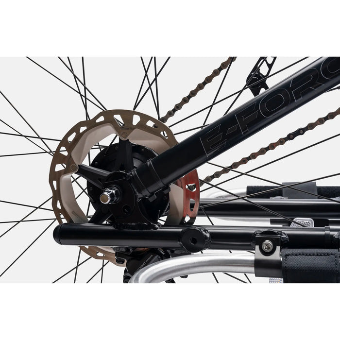 E-Force 3 Power Assist Handcycle - Sports Handcycle - 3 Wheel Handcycle Rims and Brakes