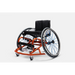 Top End Pro BB Basketball Wheelchair with orange frame and black seat on a white background