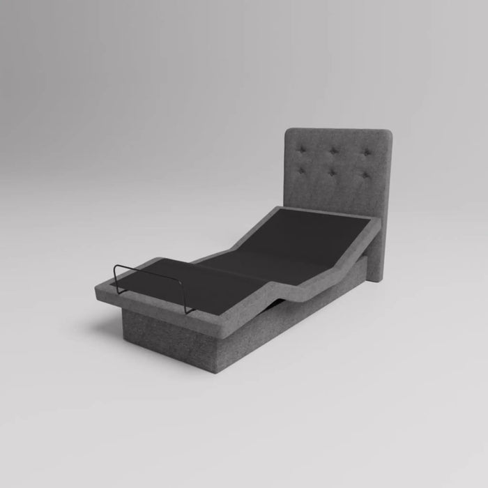 Dawn House Adjustable Hi-Low Smart Bed - Twin Long, Slate, Base Only