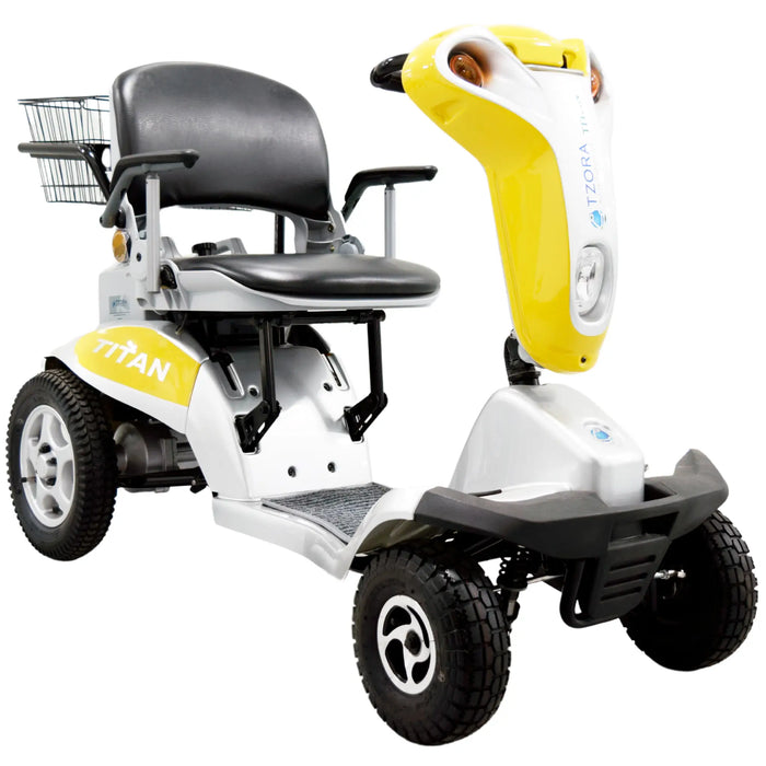 Tzora Titan 4 Hummer XL Mobility Scooter - Yellow