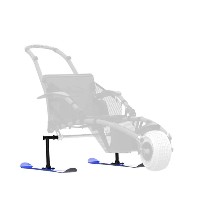 Rear Skis for All Terrain Beach Wheelchair – Snow-Ready for Winter Terrain