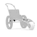 All-Terrain Beach Wheelchair Stainless Steel Parking Brakes – Secure Lock for Transfers and Slopes