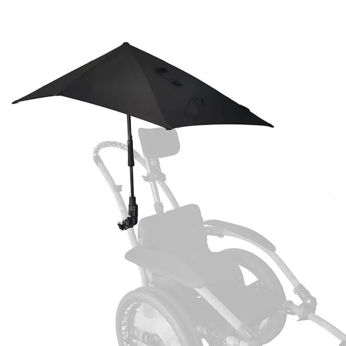 Asymmetrical Wind-Resistant Umbrella for All Terrain Beach Wheelchair – Sun &  Rain Protection