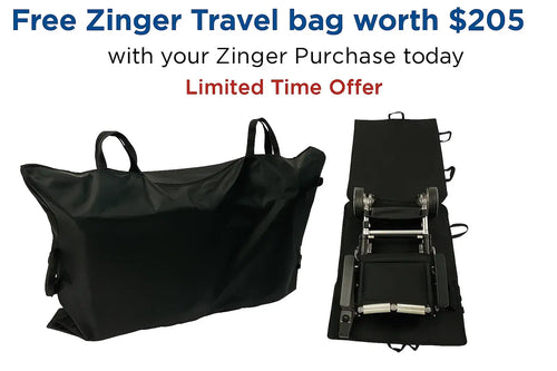 Journey Zinger Electric Folding Wheelchair – Lightweight 42 lbs Travel Chair